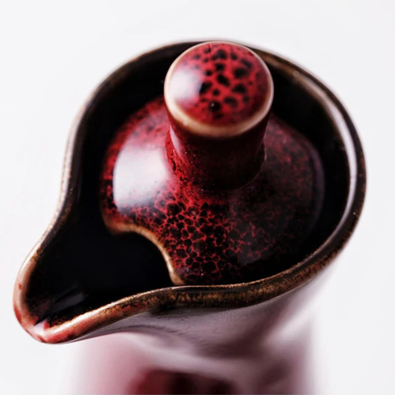 Ceramic Olive Oil Dispenser | Kitchen Pourer 15cm — image 6