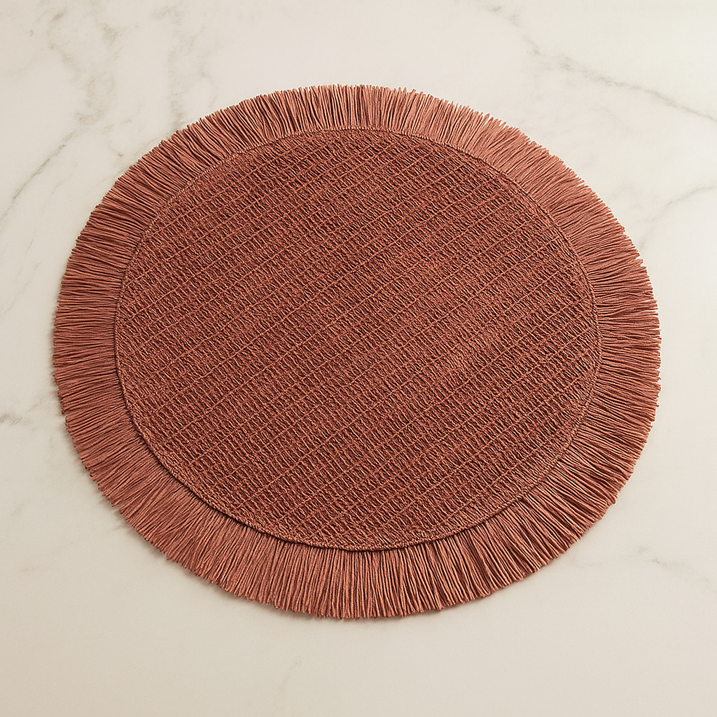 Woven Paper Placemats – Durable Non-Slip Table Set of 4 — image 7
