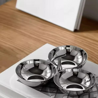 Stainless Steel 3-Section Snack Bowl – Appetiser Serving Dish thumbnail 4