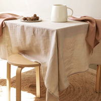 Pure Linen Tablecloth — Natural Fibre thumbnail 3