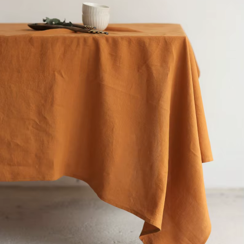 Pure Linen Tablecloth — Natural Fibre — image 8