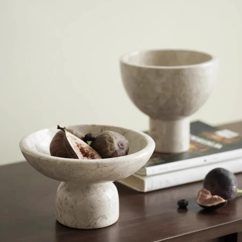 Marble Decorative Tray & Bowl Set – Home Décor & Jewellery Storage