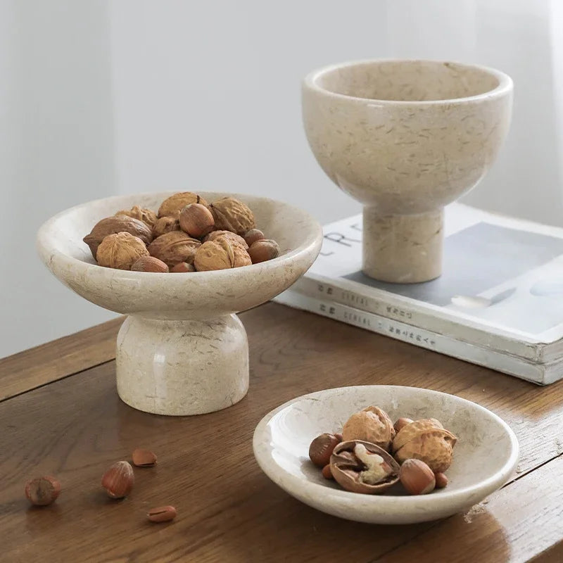 Marble Decorative Tray & Bowl Set – Home Décor & Jewellery Storage — image 4