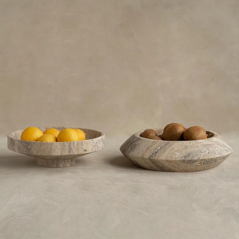 The Monolith Pedestal Bowl | Solid Stone