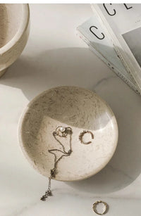 Marble Decorative Tray & Bowl Set – Home Décor & Jewellery Storage thumbnail 1