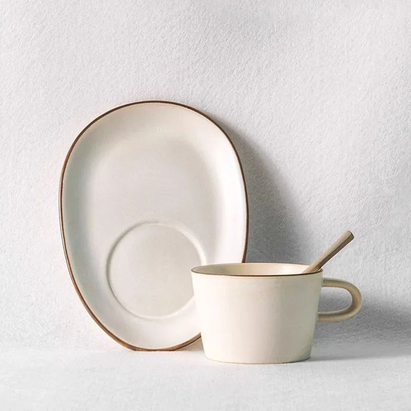 Ceramic Mug & Plate Set — 180ml